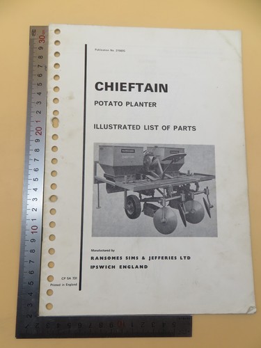 Chieftain potato planter - potato,