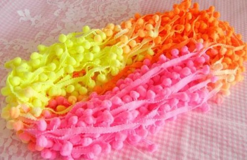 Pom bobble trim fringe - pom,