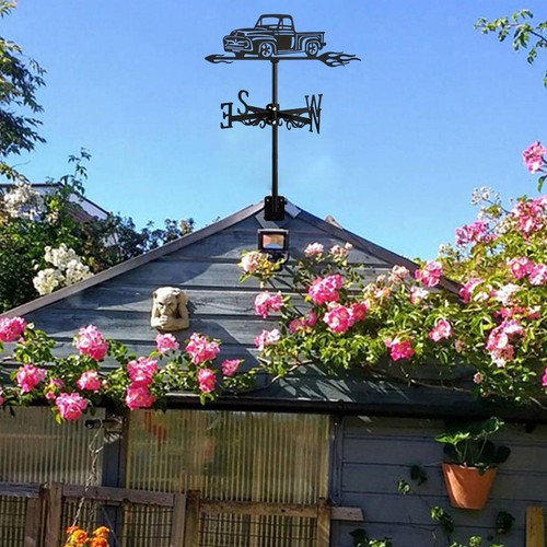 Pickup truck weathervane metal - pickup,