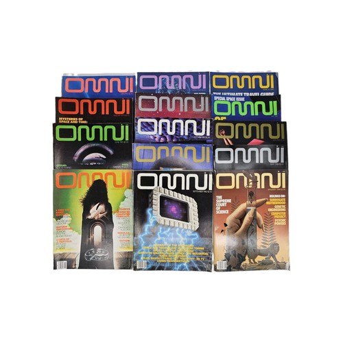 Vintage omni magazine - lot, of