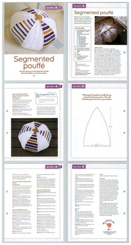 Segmented pouffe your home - segmented,