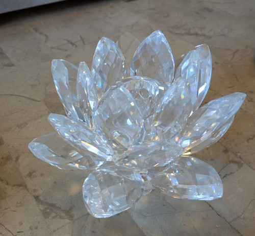 Swarovski crystal lotus water - crystal,