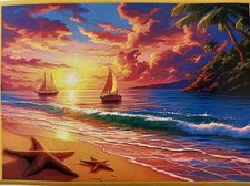 Seashore complete pre printed - seashore,