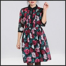 Hell Bunny Womens Dress Bed Of