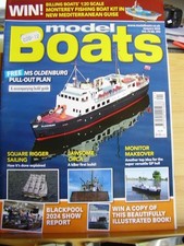 MODEL BOATS MAGAZINE JANUARY 2025 MS OLDENBURG PLANS AND BUILD GUIDE