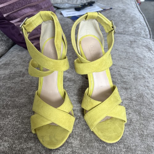 Office lime stiletto heel - lime, open