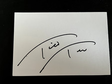TICO TORRES - LEGENDARY BON JOVI DRUMMER - SIGNED WHITE CARD