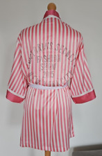 Victoria's Secret 2015 New York City Fashion Show Striped Satin Dressing Gown M