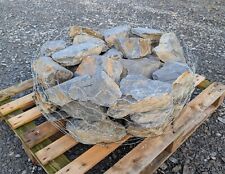 Rockery Stone / Pond Edging Stone - Welsh Slate 200-300mm Half crate - 50 stones