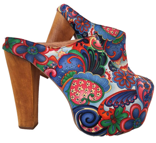 Enigma high heel - heel, wood
