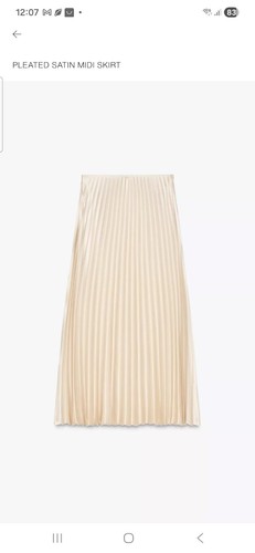 Zara pleated midi skirt - pleated,