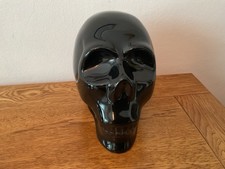 Decorative Ceramic Black Skull