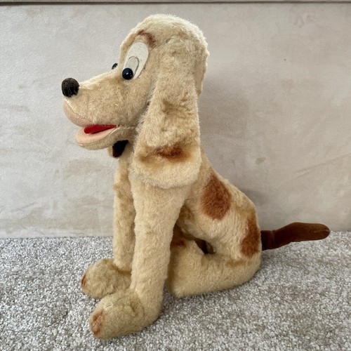 Vintage plush dog - plush,