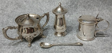 Silver Plated Mustard Pots