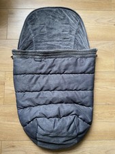 iCandy Peach Footmuff Duo Pod In Dark Grey Twill