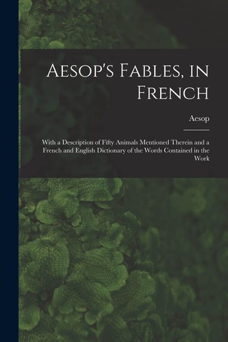 Aesop fables in - aesop's, fables,