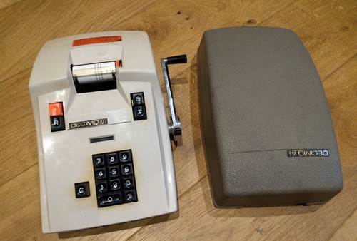 Vintage adding machine - vintage, decimo