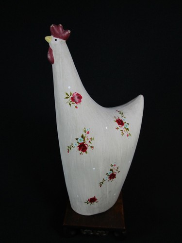 Art pottery hen - art,