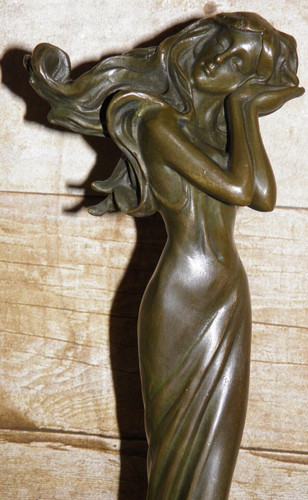 Vintage art deco cold cast - vintage,