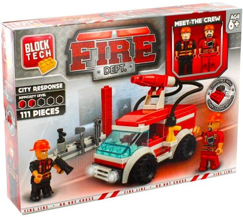 Block tech fire department - department, set
