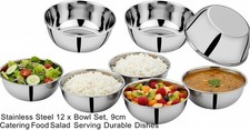Stainless Steel 12x Bowl Set