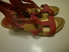 Clarks Coral Leather Wedge