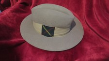 Vintage British Army  ROYAL GURKHA RIFLES Bush HAT Slouch HAT : Same WW2 WWII