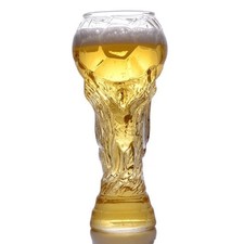Football Trophy Beer Glass Cup
