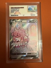 Pokemon Blissey v Alternate Art 183/198 Chilling Reign Ace 9 Mint Condition