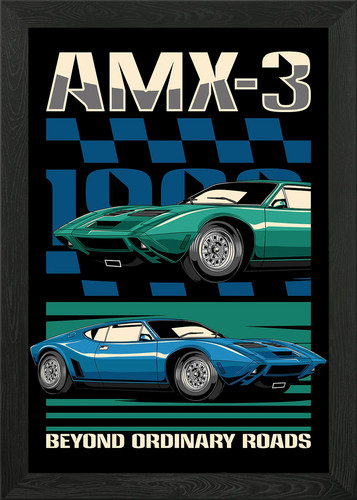 Amx sport muscle - 3, framed
