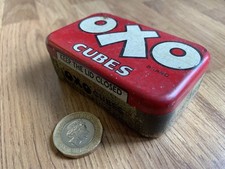 Vintage OXO Cube Tin Box
