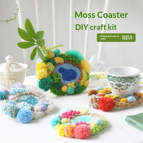Punch needle coaster - needle, kit
