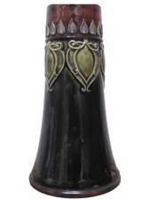 Doulton Stoneware Art Nouveau Vase
