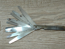 Vintage 10 Blade Feeler Gauge