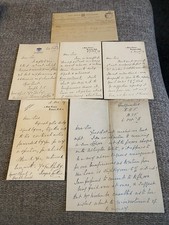 Letters and Telegram Pilot Thomas Walter Colby Carthew MID DSO RAF RFC WW1