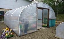 16ft Wide Polytunnel - 4.88m Wide Poly Tunnel Heavy Duty Commercial Greenhouse