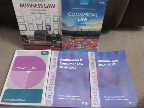 Study law books bundle 5 - law,