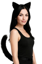 2 Piece Giant Black Cat Ears &