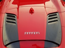 FERRARI F8 SPIDER 2019 - 2023 ENGINE BAY TOP COVER IN RED COLOUR