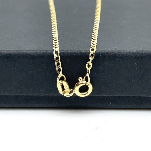 9ct yellow gold 5mm flat - 9ct, 1.5mm