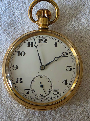 Antique swiss pocket watch - antique,