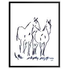 Original abstract horse - abstract,