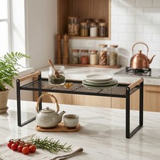 2 Tier Kitchen Plate Rack Tidy