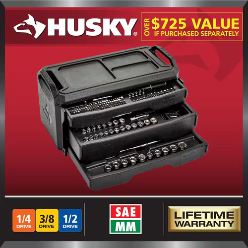 280 piece sae metric mechanics - sae/metric,