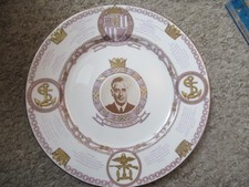 EARL MOUNTBATTEN OF BURMA TRIBUTE PLATE 1979 - CAVERSWALL LT ED NO 435/500