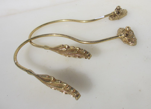 Vintage brass curtain tie - brass,
