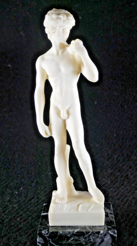 Naked greek resin statue - greek,