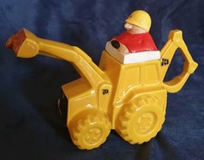 JCB Digger / Loader Ceramic Novelty Teapot - by Carltonware