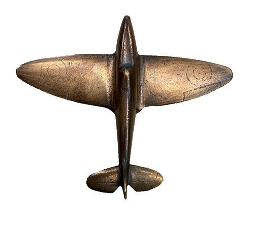 Ww2 raf spitfire small brass - spitfire,,