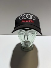 Audi Hat Snap Back 4 Rings Black